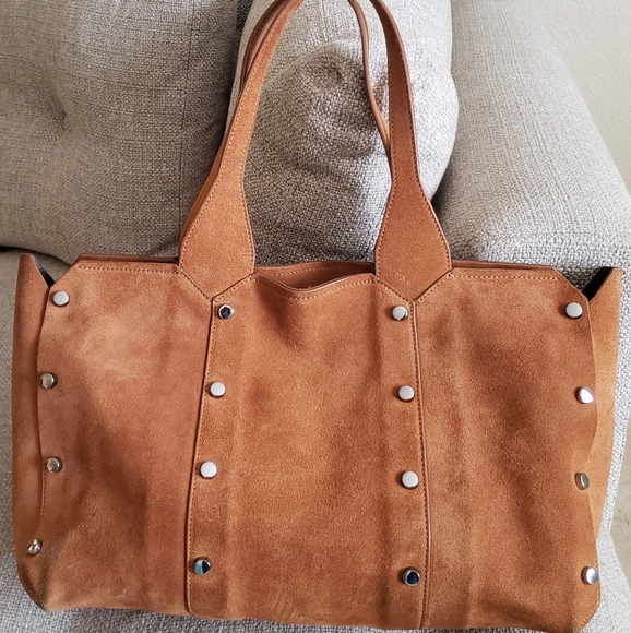 Jimmy Choo Brown Lockett Shopper Tote - Picture 10 of 16